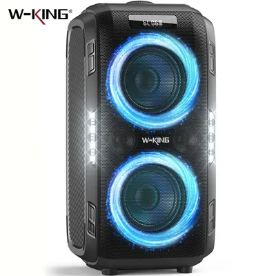 W-KING 250 W PEAK großer Bluetooth-Lautsprecher lautster/massiv 120 dB/12 benutzerdefinierter Bass, Image