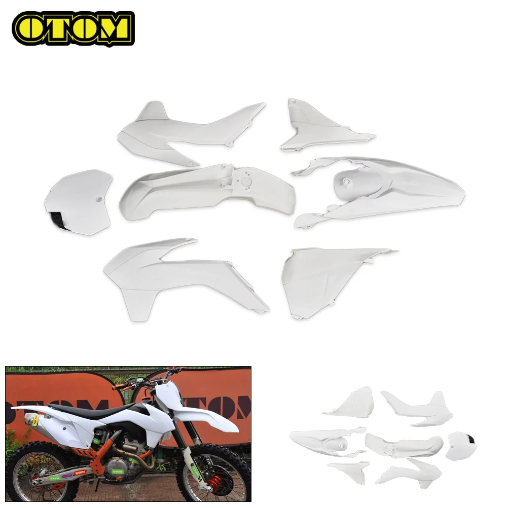 Motorrad Für KTM Volle Kunststoff Kit Körper Verkleidung Abdeckung Kraftstoff Tank Schutz Seite Panel Kotflügel Nummer Platte Schutz SX SXF XCF 2013-2016 Image