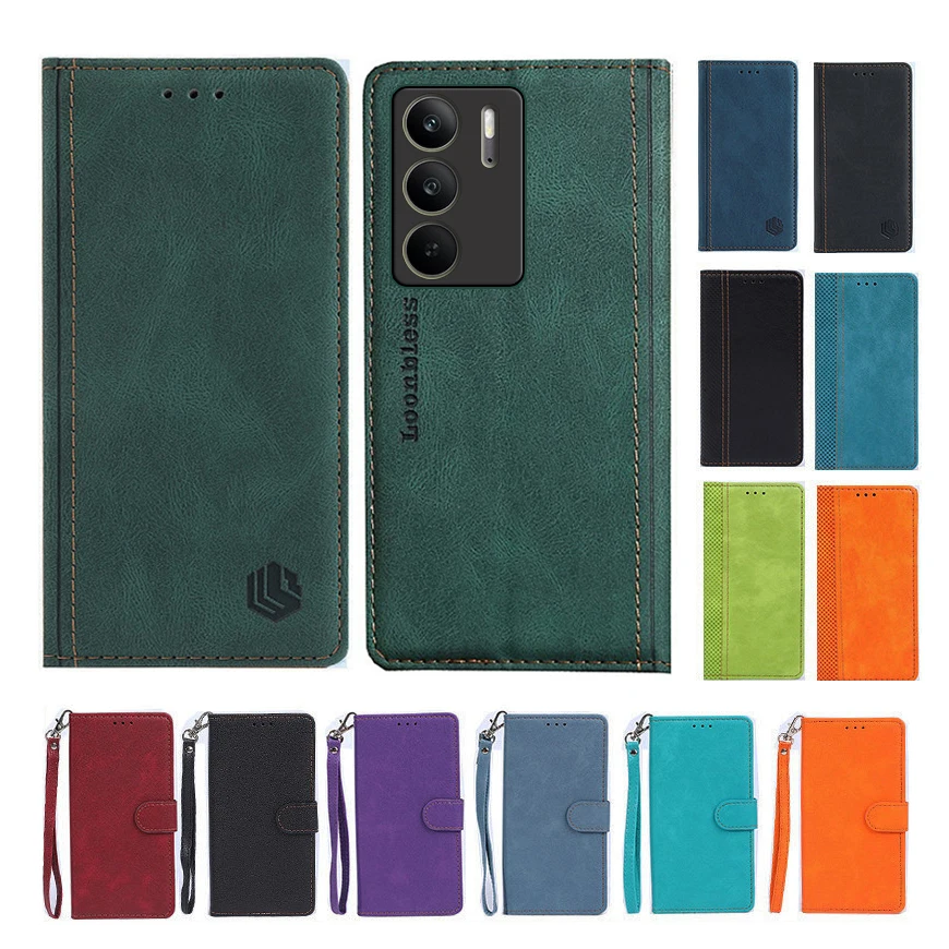 Custodia a Portafoglio per Realme C75, Cover per Telefono Oppo Realme C75, Cover a Libro Coque per Realme C75, Realme C75x, C75 4G 5G