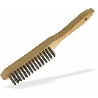 Stahldrahtbürste 4-reihig Holzgriff DSDB4H Image