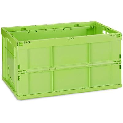 Profi Klappbox, stabil, Gewerbe, hochwertiger Kunststoff, Qualität, 60L, Kiste, hbt 31,5 x 58,5 x Image
