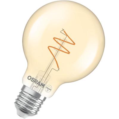 Vintage 1906 Globe ist eine warmweiße, dimmbare LED-Lampe in Ballform mit spiralförmigem Filament. Image