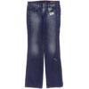 Miss Sixty Damen Jeans, Gr. 27, blau, Baumwolle