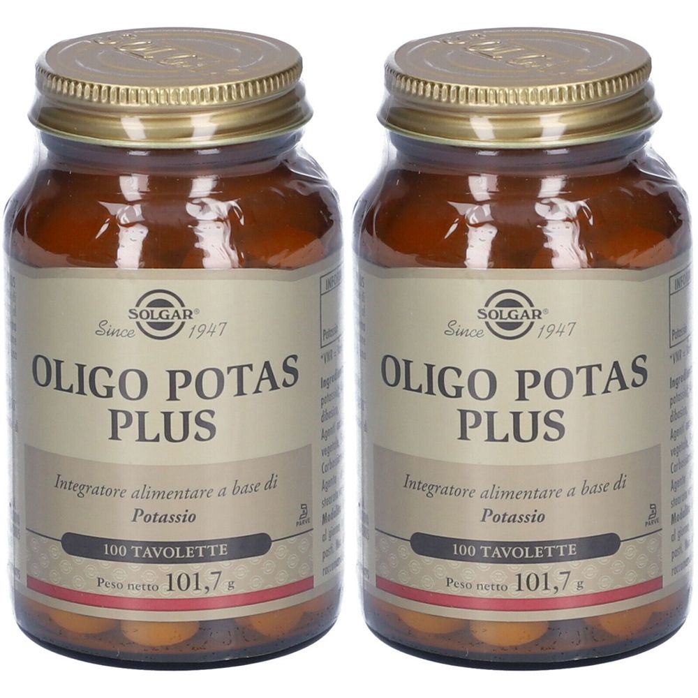 SOLGAR® Oligo Potas Plus Set da 2 2x101,7 g Compresse masticabili