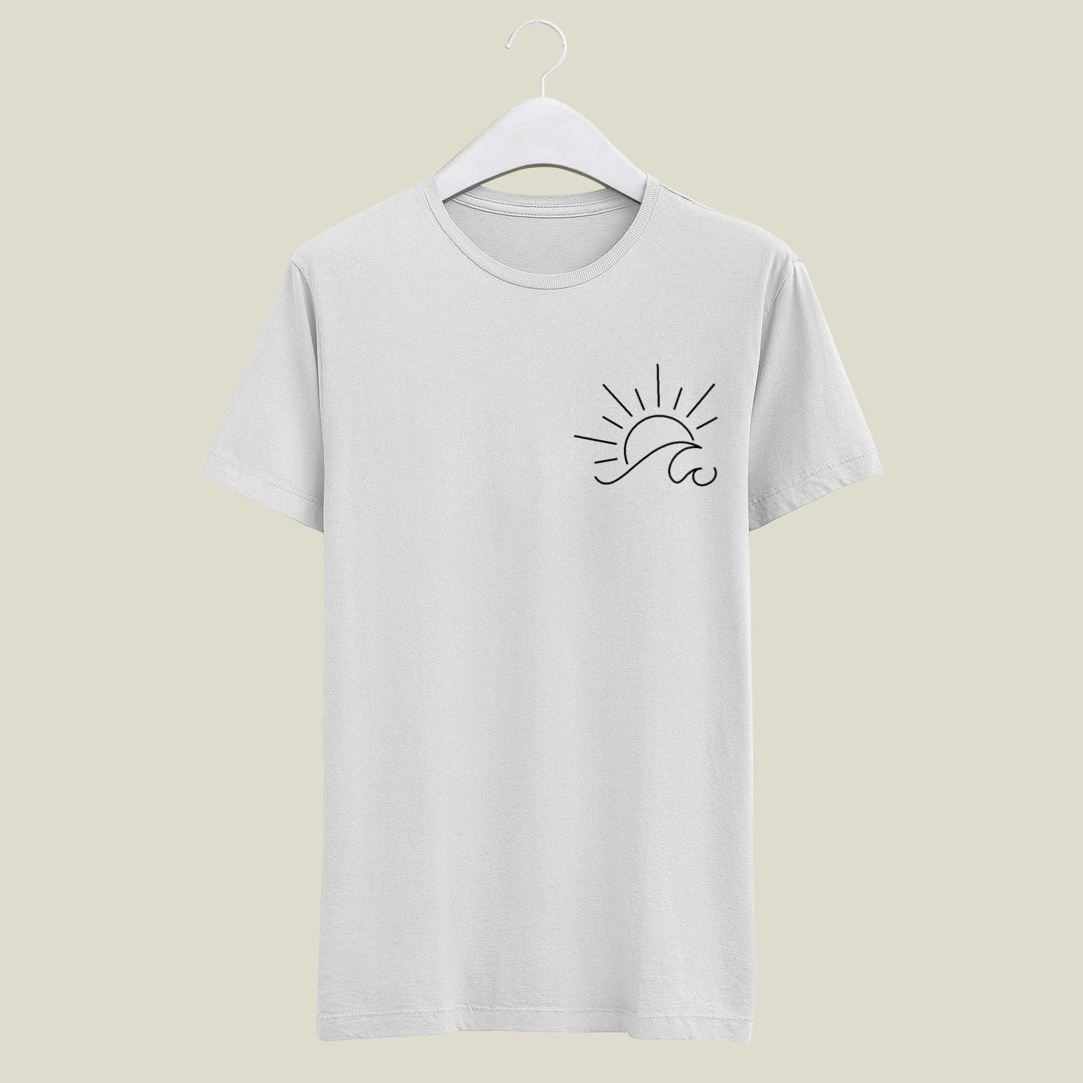 File di taglio SVG sole e onde - Sole e onde estate svg, spiaggia estiva png, raggi di sole svg, palma svg, onde della spiaggia svg, bundle di svg est