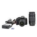 Kit fotocamera digitale Canon EOS Rebel T2i/550D 18,0 Megapixel 2 obiettivi - Completamente funzionale - Viene fornita con tutto il necessario - Garan