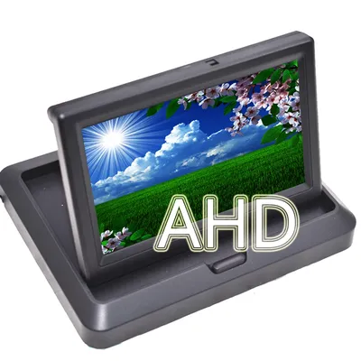 5 Inch AHD Car Monitor 1920*1080P Foldabel High Definition For Starlight Night Vision Vehicle Rear