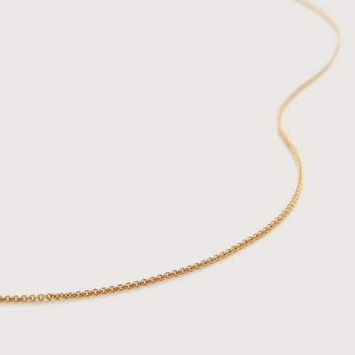 Gold Fine Chain Necklace 22'