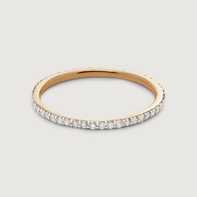 Gold Diamond Eternity Ring 1.2mm Lab Grown Diamond