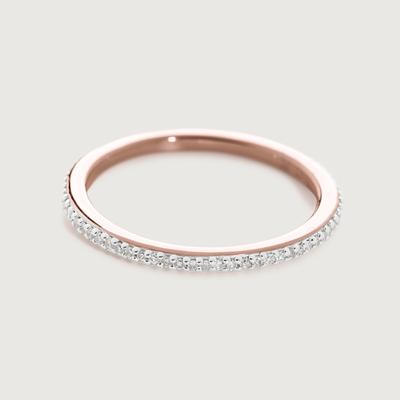 Rose Gold Diamond Eternity Ring 1.4mm Diamond