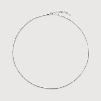 Sterling Silver Wheat Chain Necklace