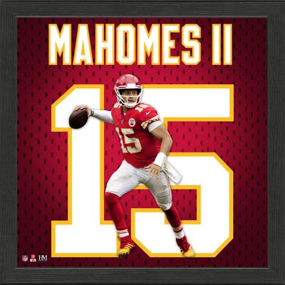 Kansas City Chiefs Impact Jersey Rahmen 33x33cm Image