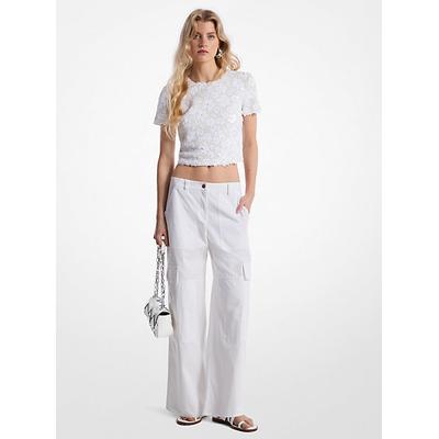 Michael Kors Cotton Cargo Pants White 6