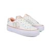 Sneaker DC SHOES "Chelsea Platform", Gr. 7(38), grau, blushing bride, 55.1% Leder, 44.9% Synthetikmaterial, Schuhe