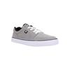 Sneaker DC SHOES "Tonik", Gr. 8,5(41), grau (grau, schwarz, orange), Obermaterial: Leder (Kuh) / Futter: Textil / Außensohle: Gummi, Schuhe