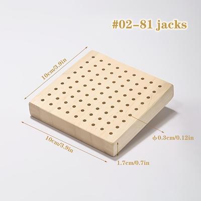 TEMU Solid Wood Nail Drill Bit Holder - Multi-hole Organizer For Manicure & Pedicure Tools, Salon Use Image