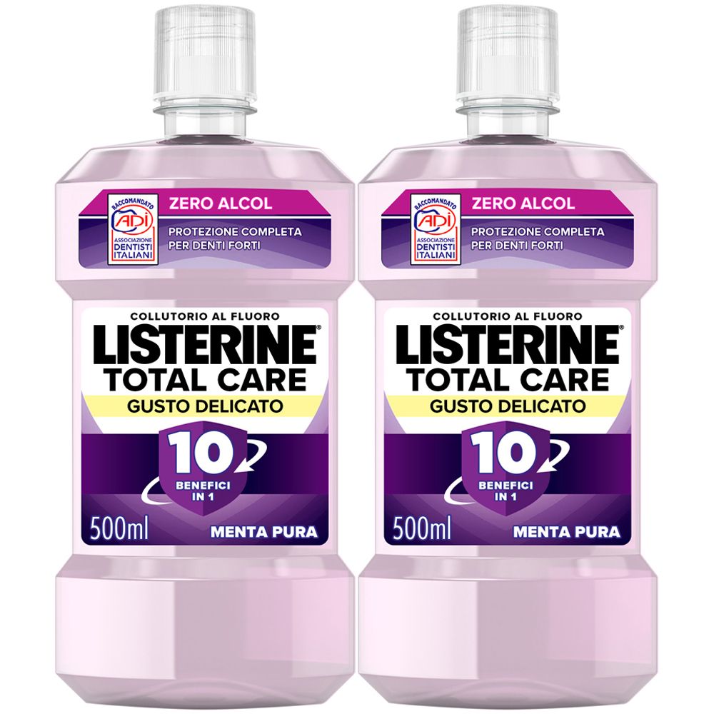 Listerine® Colluttorio Total Care Gusto Delicato 2x500 ml