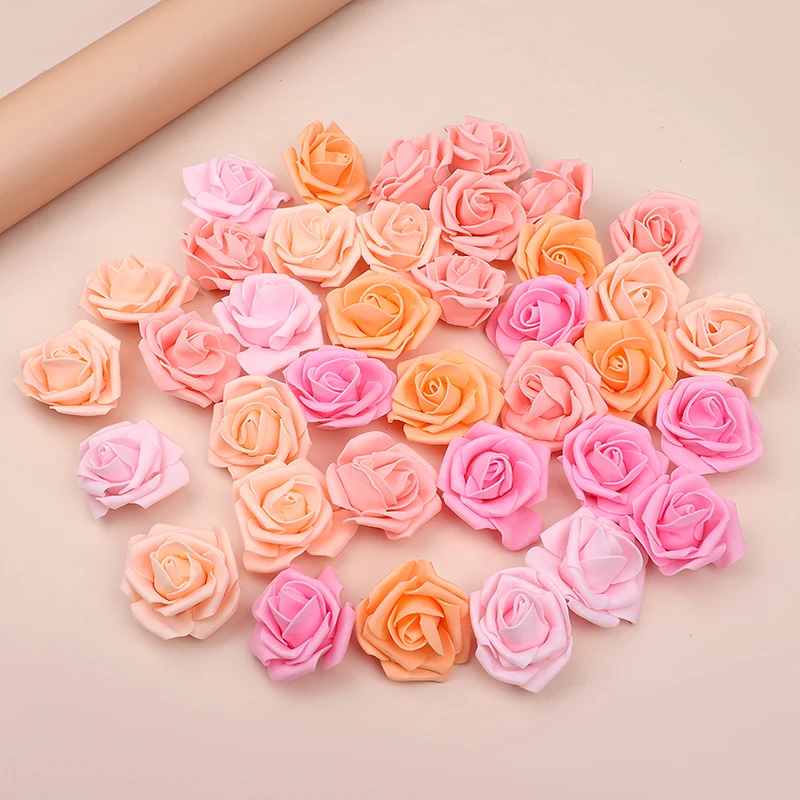 10/30Pcs Rose Künstliche Blumen 5cm PE Schaum Gefälschte Blumen Kopf Hochzeit Engagement Dekoration Für Home Room decor DIY Geschenke Image