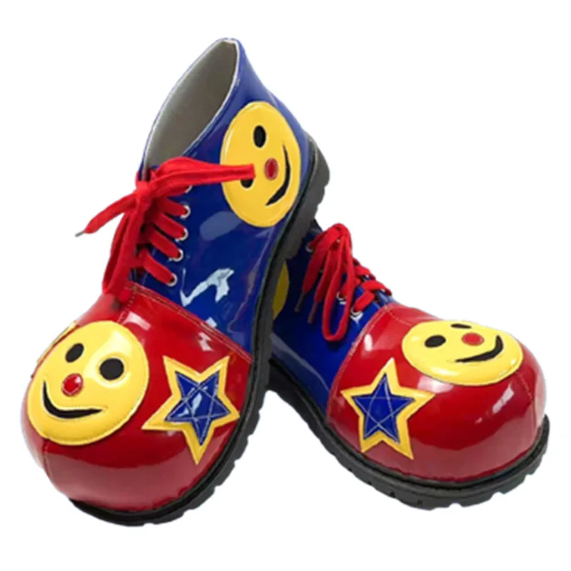 34 cm PU Coole Lustige Club Clown Cosplay Stiefel Tanzen Große Schuhe Für Erwachsene Halloween Cosplay Zubehör Phantasie Kleid Party unisize Image