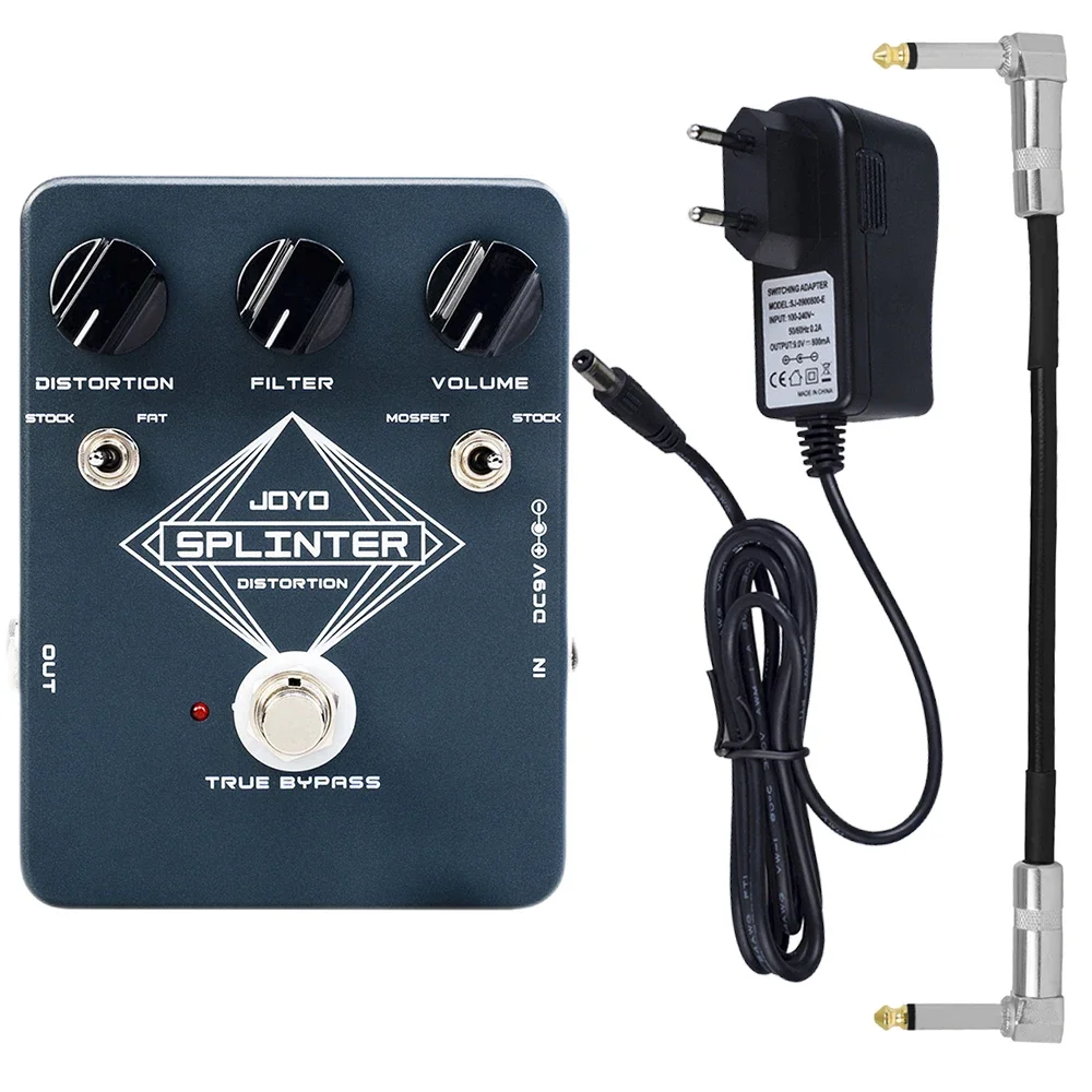 JOYO JF-21 E-Gitarren-Effektpedal SPLINTER DISTORTION Klassischer Distortion-Effekt Fuzz & Distortion-Pedal True Bypass Image
