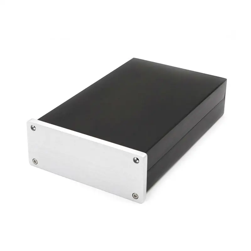 1506 L = 230 mm Vollaluminium-AMP-Gehäuse Vorverstärkergehäuse Verstärkergehäuse DAC/PSU-Box Image