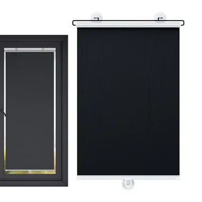 Car Roller Blinds Suction Cup Car Window Sunshade Blinds Protect Passengers From Sun Auto Window Sun Shade Protector Accessories