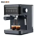 Macchina per caffè espresso elettrica Macchina per caffè espresso italiana professionale Macchine per caffè semi-italiche con montalatte per cappuccino 20Bar