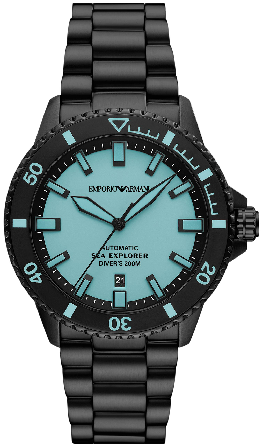 Emporio Armani Sea Explorer Herren Schwarz Uhr AR60084 Image