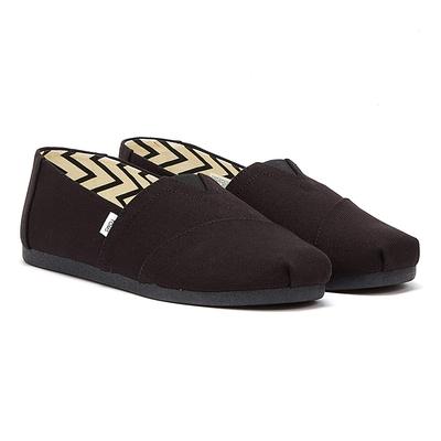 TOMS Alpargata Cotton Canvas Herren Schwarz / Schwarz Espadrilles Image