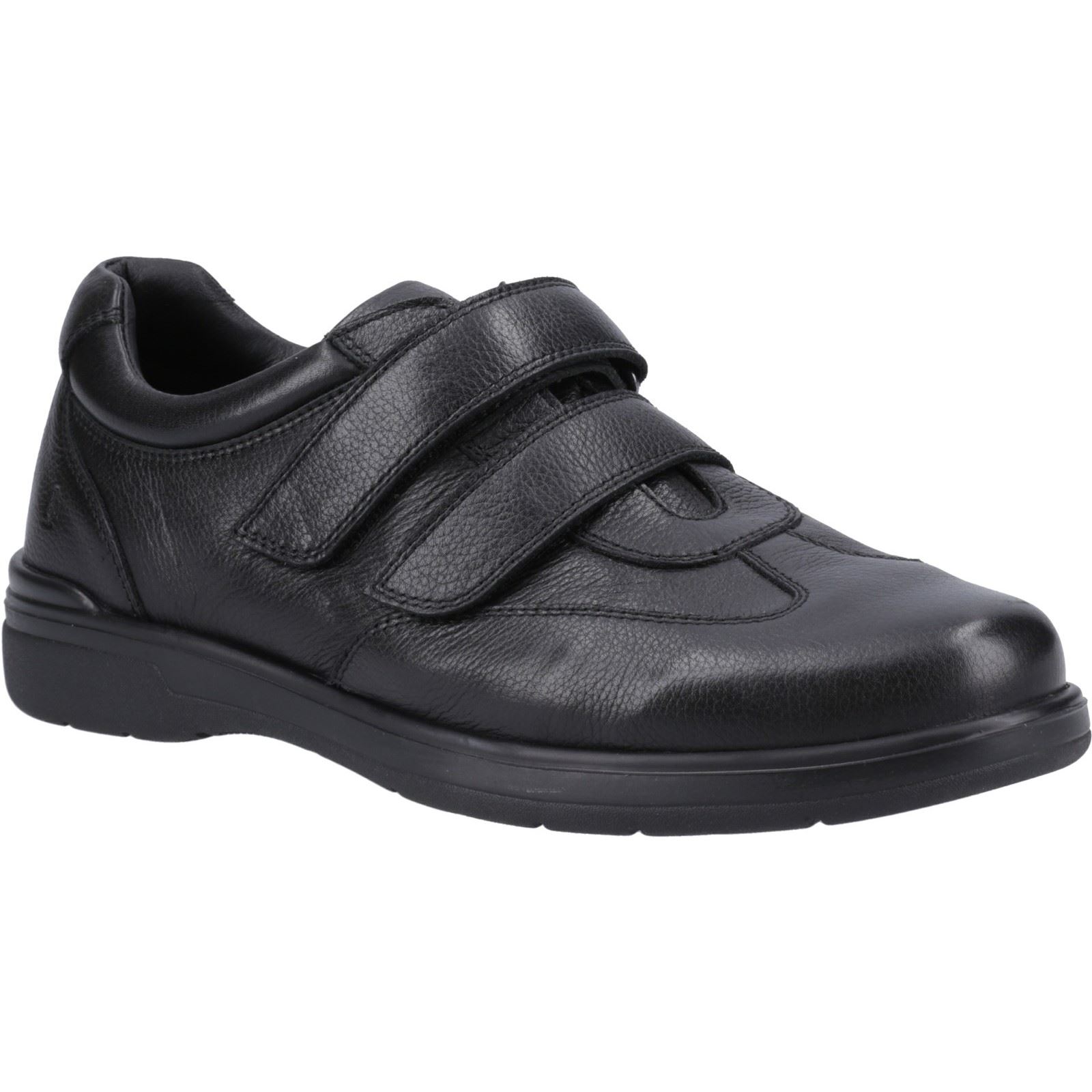 Hush Puppies Magnus Leder Herren Schwarz Loafers