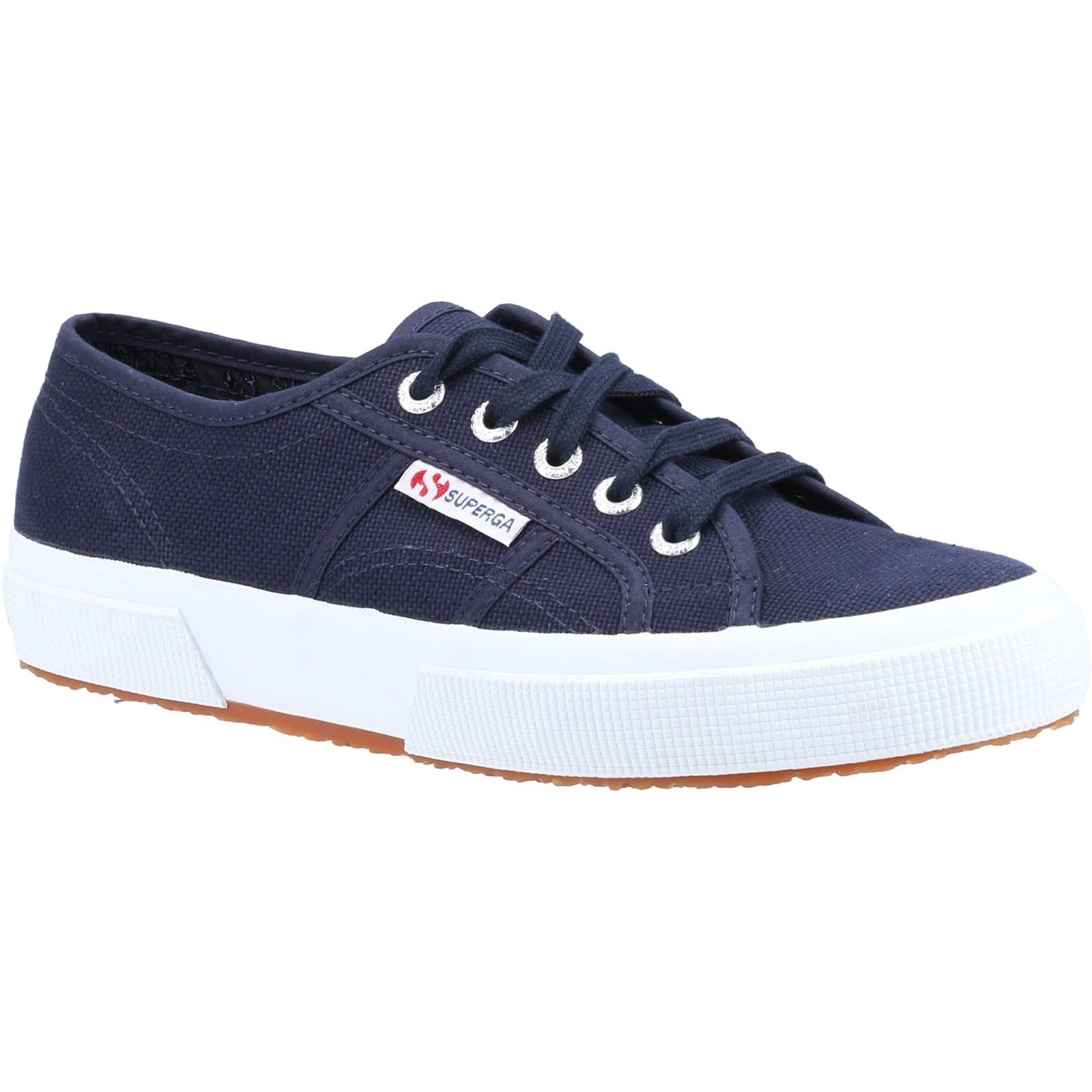 Superga 2750 Cotu Classic 100% Baumwolle Herren Marine/Weiß Turnschuhe