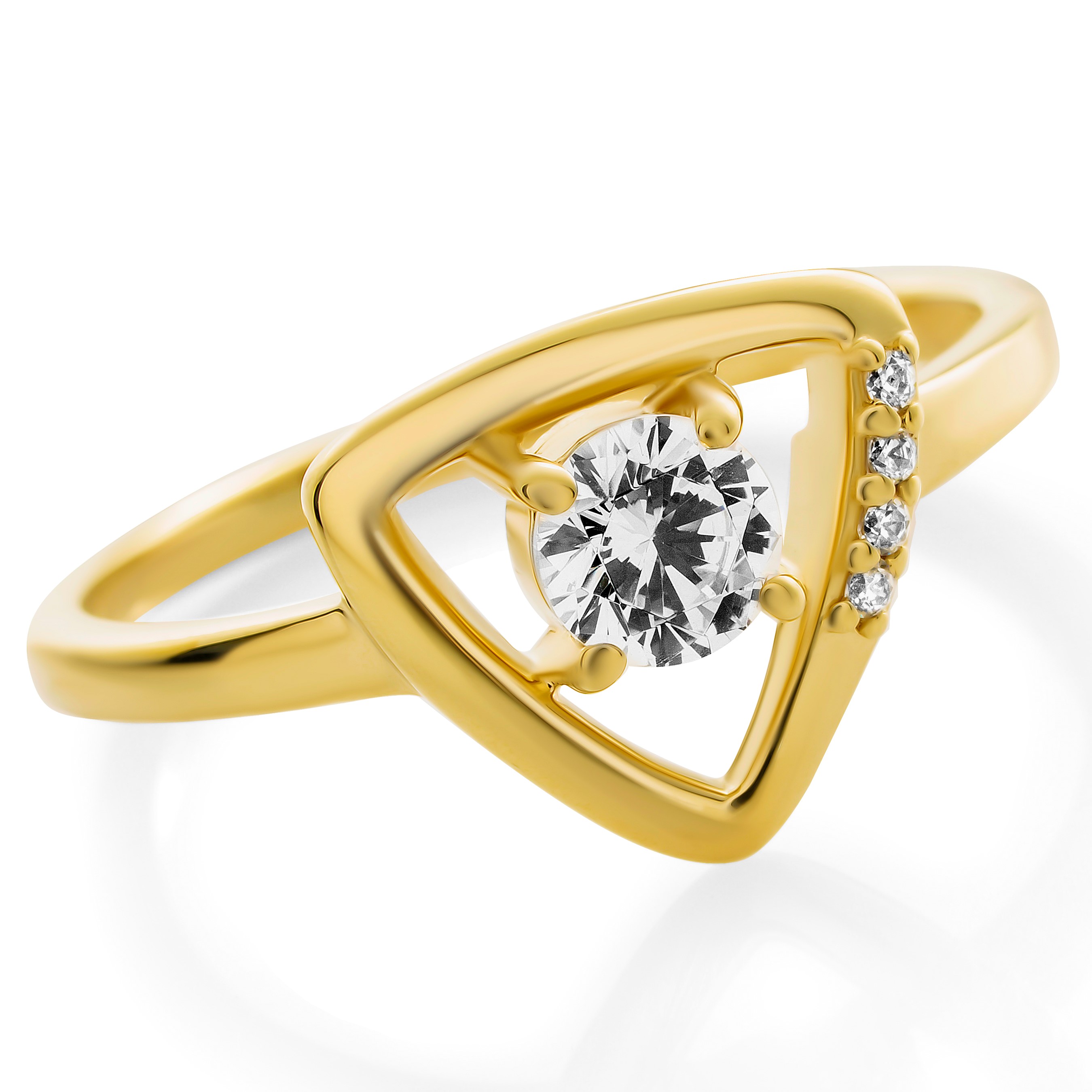Orphelia 'Santorini' Damen-Ring aus 925er Sterlingsilber – Gold ZR-7570/G Image