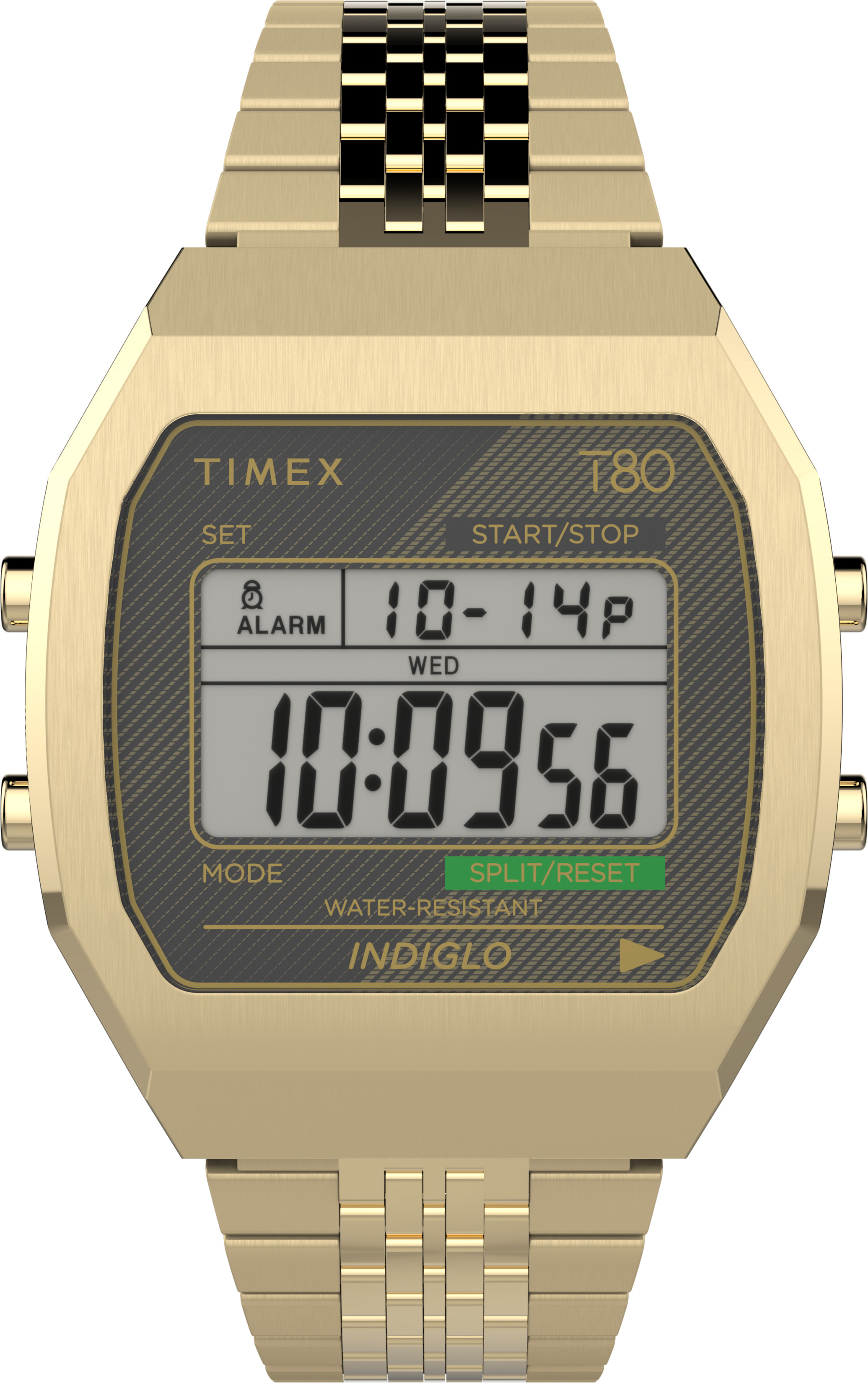 Timex T80 Damenuhr Gold TW2V74300 Image
