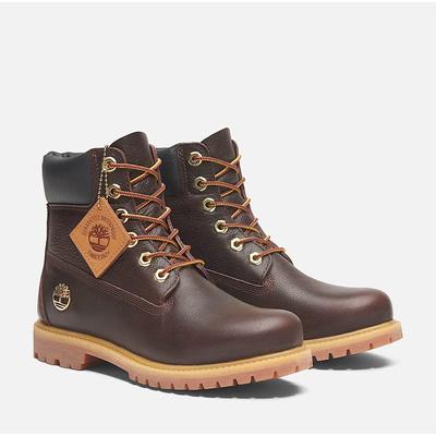 Timberland Premium Espresso 6 Inch Leder Damen Dunkel Braun/Schwarz Stiefel Image