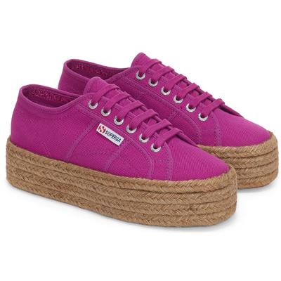 Superga 2790 Rope 100% Baumwolle Damen Violett Lila Turnschuhe Image