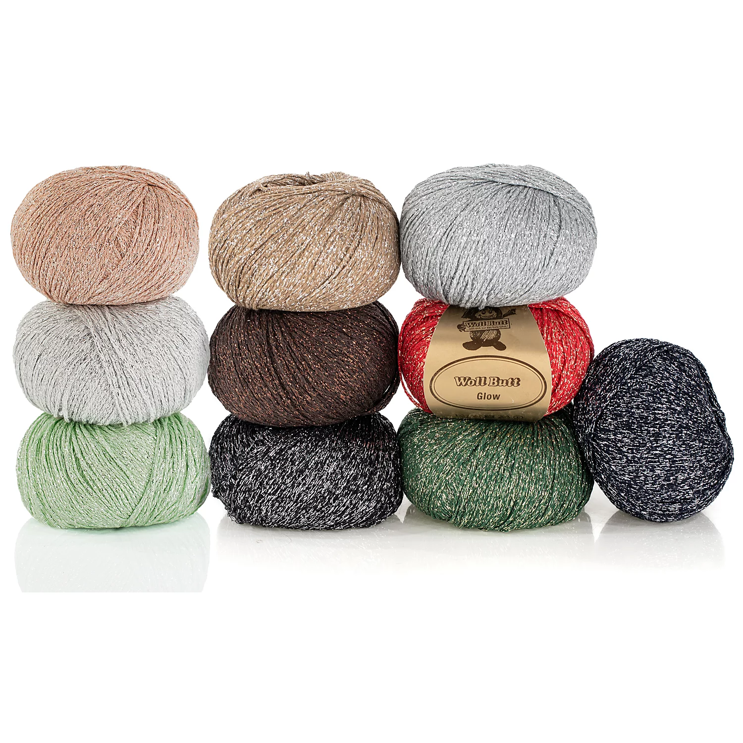 Woll Butt Laine Glow, fil scintillant