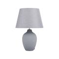 Lampe à poser céramique gris