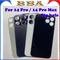 1PCS OEM an 2 in 1 Big Hole Back Cover Glass For Iphone 14 Pro Max Back Glass Rear Door Housing