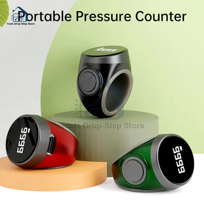 Smart Tasbih Tally Counter Digital Electronic Finger Ring Tally Counter Muslims Tasbeeh Zikr Ring