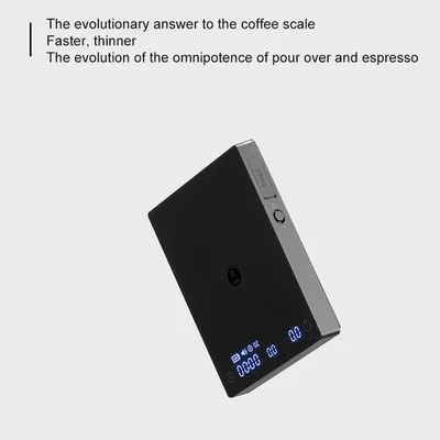 TIMEMORE Scale Black Mirror Mini Pour over Espresso Scale With Brewing Flow Rate and Heat Insulation