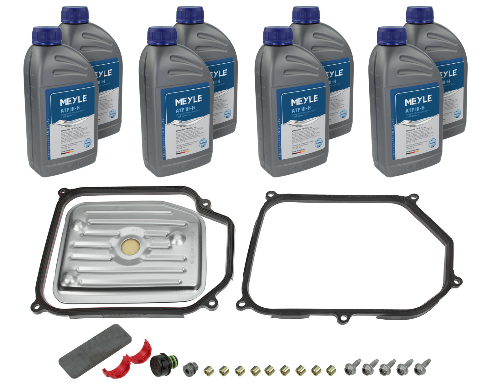 MEYLE MEYLE-ORIGINAL-KIT: Better solution for you! [8L] Teilesatz, Ölwechsel-Automatikgetriebe mit Ölmenge für umfassenden Ölwechsel SKODA VW SEAT AUD Image