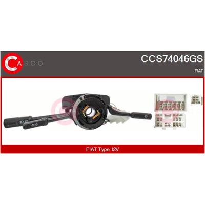 CASCO Lenkstockschalter 12V für FIAT 122204880 182547180 183028480 CCS74046GS Image