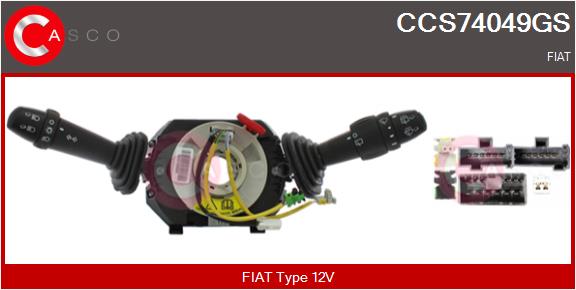 CASCO Lenkstockschalter 12V für FIAT 735532274 735441006 735487091 CCS74049GS