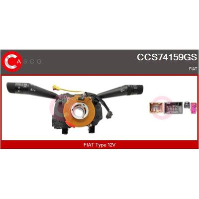CASCO Lenkstockschalter 12V für FIAT 735470525 735608182 735709842 CCS74159GS Image
