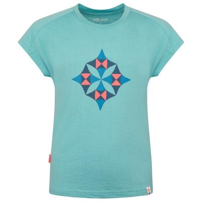 Trollkids - Girl's Sandefjord T - Merinoshirt Gr 176 türkis