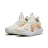 Laufschuh PUMA "SOFTRIDE ENZO 5 METALLIC WN'S", Gr. 38, warm weiß, puma gold, puma schwarz, Textil, sportlich, Schuhe