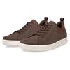 Sneaker ECCO "BYWAY", Herren, Gr. 40, braun (dunkelbraun), Nubukleder, sportlich, Schuhe, Schnürschuh, Halbschuh, Freizeitschuh mit griffiger Laufsohle