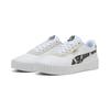 Sneaker PUMA "CARINA 3.0 SNAKE CHIC", Gr. 36, puma weiß, vapor gray, puma aged silber, sportlich, Schuhe
