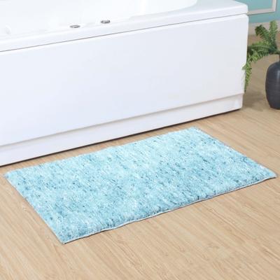 Home Weavers Cloud Comfort 100% Microfiber Bathroom Rug, Non Slip Bath Mat Water Absorbent Soft Microfiber Shaggy Mat