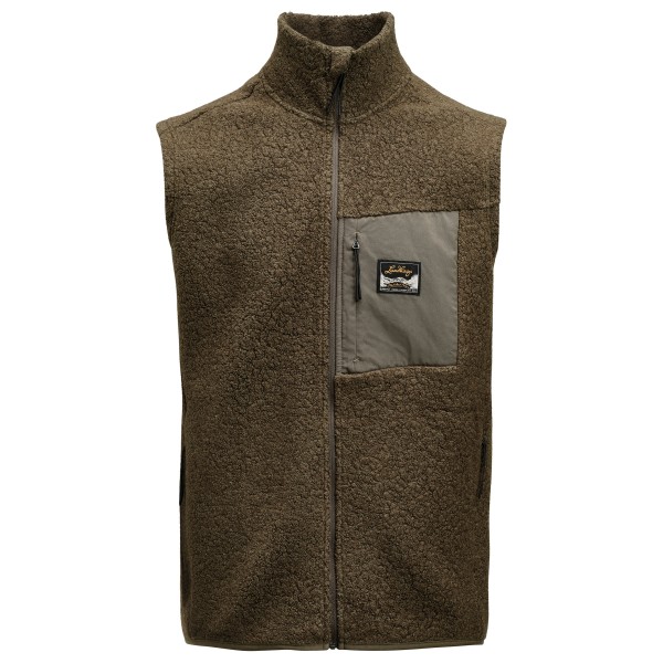 Lundhags - Flok Wool Pile Vest - Wollweste Gr M braun